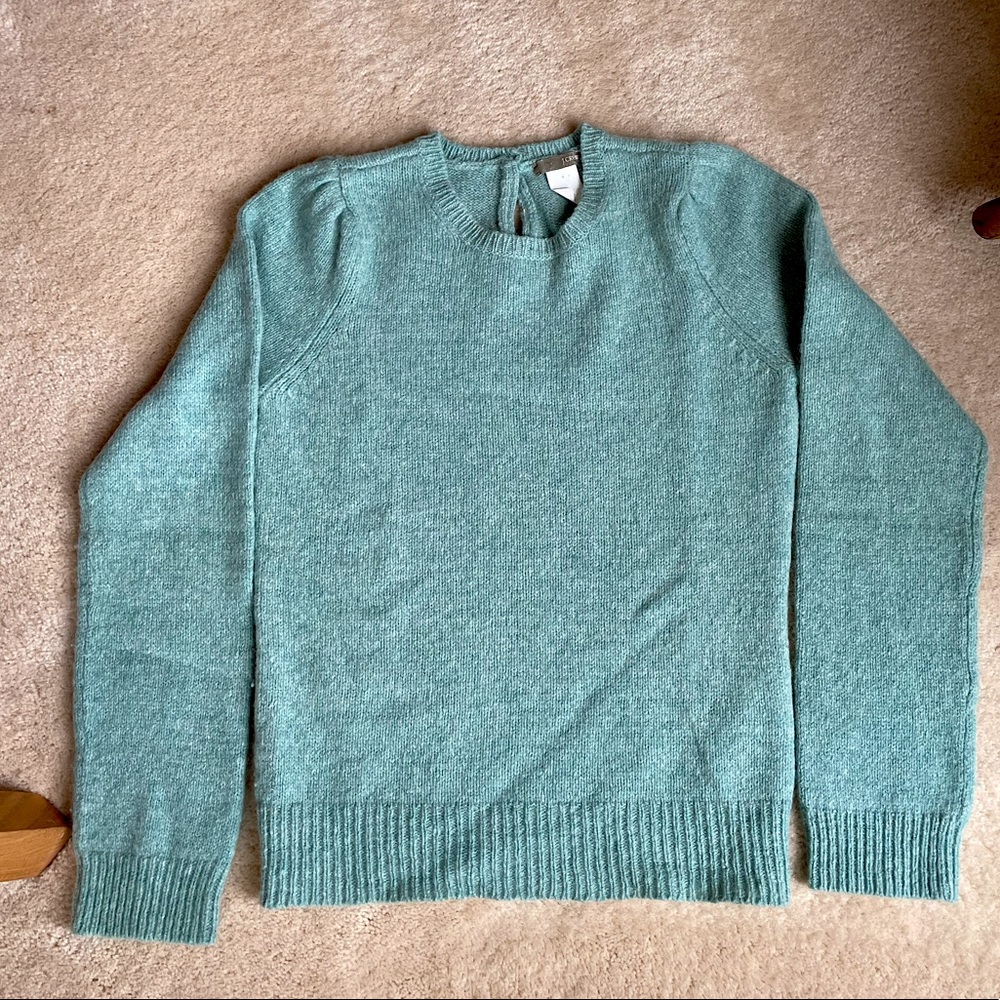 J Crew Light Blue/Green Size Small Women’s Sweater